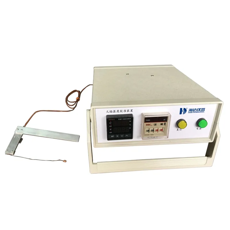 Dispositif d'étalonnage de la température de flamme 500 W / température de flamme de l'équipement d'essai de combustion 0