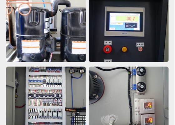 Écran tactile LCD programmable chambre d'essai de choc thermique machine d'essai environnementale