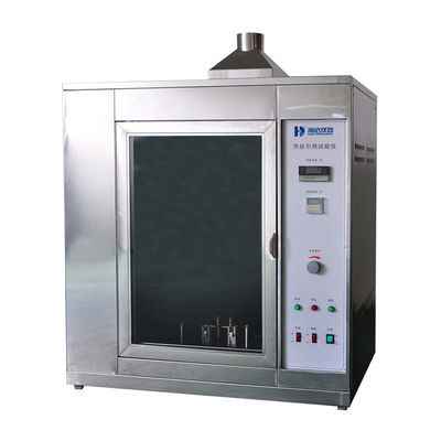 Équipement d'essai de laboratoire Évaluation du risque incendie / machine d'essai d'allumage par fil chaud Ni80/Cr20 IEC60695-2-20