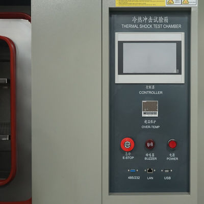 Écran tactile LCD programmable chambre d'essai de choc thermique machine d'essai environnementale