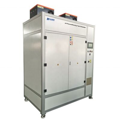 Chambre d'essai de préconditionnement UV Panneau solaire Equipement d'essai de sensibilité aux dommages ultraviolets Machine Testeur de prétraitement UV