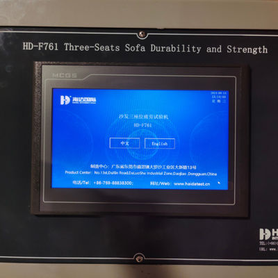 Trois sièges et dos de canapé machine d'essai de durabilité