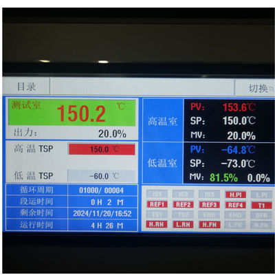 Chambre diplôméee par CE d'essai concernant l'environnement de choc thermique de la température de ciel et terre