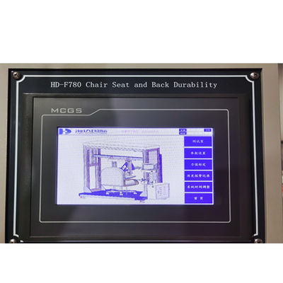 Machine de test de durabilité des sièges et dos de chaises électroniques
