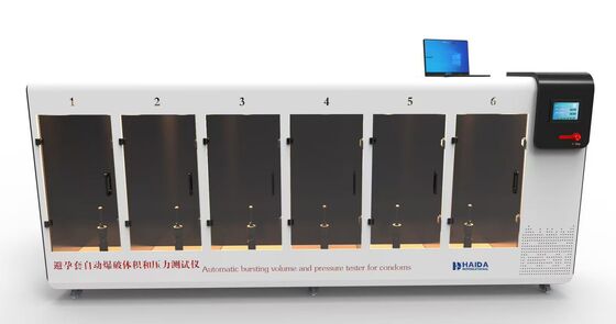 DÉTAILS DE L'ÉQUIPEMENT DU TESTEUR AUTOMATIQUE DE VOLUME ET DE PRESSION DE RUPTURE DE PRÉSERVATIFS 5105-HD