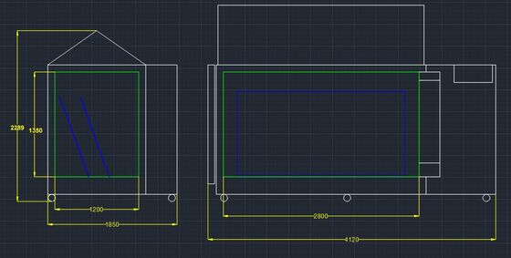 Équipement d'essai de température climatique PV Salle de pulvérisation de sel cyclique Salle de pulvérisation de sel