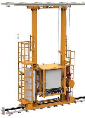 8104-HD Chariot élévateur à haute charge avec capacité de cadre de 2000 kg, contrôle par écran tactile PLC et précision de positionnement de ±3 mm